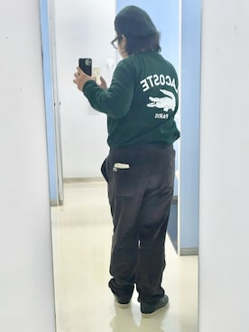 「アイテム（ハンチング/ベレー帽）」を使った、りゅうたさん（メンズ・159cm）の秋コーディネート