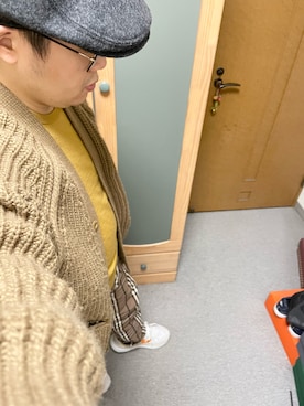 「マスタードイエロー」｜りゅうたさん（メンズ・158cm）の秋コーディネート