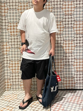 「goyemon（ゴエモン）のアイテム」を使った、りゅうたさん（メンズ・159cm）の夏コーディネート