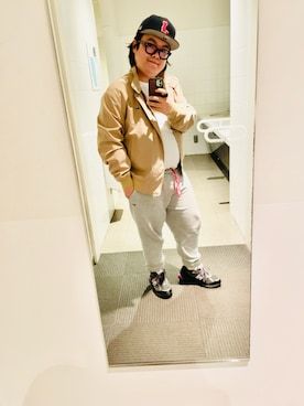 「LACOSTE（ラコステ）のアイテム」を使った、りゅうたさん（メンズ・160cm）の春コーディネート