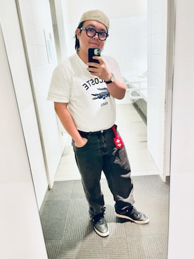 「アイテム（デニムパンツ）」を使った、りゅうたさん（メンズ・159cm・30代）の夏コーディネート