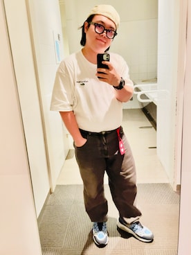 「LACOSTE（ラコステ）のアイテム」を使った、りゅうたさん（メンズ・159cm）の秋コーディネート