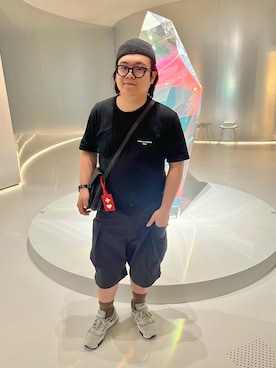 「アイテム（キャップ）」を使った、りゅうたさん（メンズ・159cm）の秋コーディネート