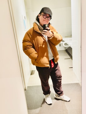 「アイテム（帽子）」を使った、りゅうたさん（メンズ・159cm）の秋コーディネート