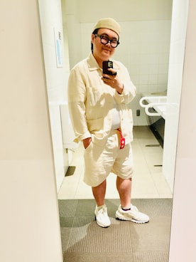 「LACOSTE（ラコステ）のアイテム」を使った、りゅうたさん（メンズ・160cm）の春コーディネート