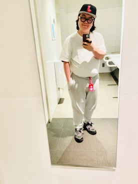 「NEW ERA（ニューエラ）のNEW ERA 59FIFTY 2026 World Baseball Classic Samurai Japan Players OHTANI 16 ネイビー 7 1/2（キャップ、ブルー系）」を使った、りゅうたさん（メンズ・160cm）の春コーディネート