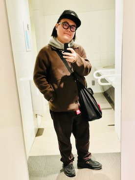 「お洒落さんとつながりたい」｜「アイテム（ソックス/靴下）」を使った、りゅうたさん（メンズ・159cm）の秋コーディネート