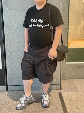 「CDG（シーディージー）のアイテム」を使った、りゅうたさん（メンズ・160cm）の春コーディネート