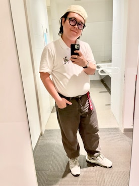 「アイテム（帽子）」を使った、りゅうたさん（メンズ・159cm・30代）の夏コーディネート