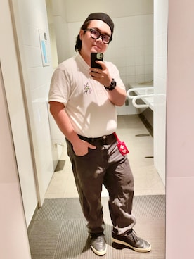 「アイテム（ハンチング/ベレー帽）」を使った、りゅうたさん（メンズ・159cm・30代）の夏コーディネート