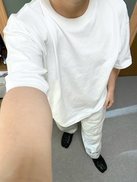 「ペインターパンツ」｜「アイテム（その他シューズ）」を使った、りゅうたさん（メンズ・158cm）の夏コーディネート