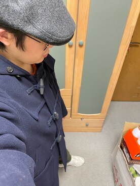 「アイテム（ダッフルコート）」を使った、りゅうたさん（メンズ・158cm・20代）の冬コーディネート