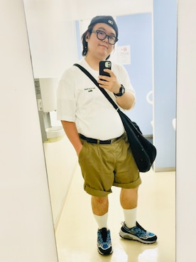 「LACOSTE（ラコステ）のアイテム」を使った、りゅうたさん（メンズ・159cm）の秋コーディネート