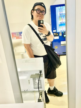 「NEW BALANCE（ニューバランス）のアイテム」を使った、りゅうたさん（メンズ・159cm）の夏コーディネート