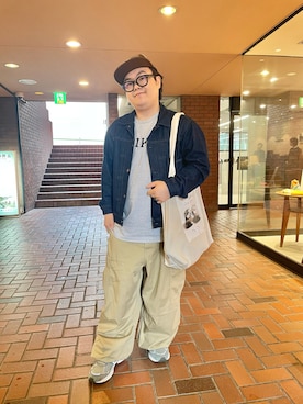 「WTAPS（ダブルタップス）のアイテム」を使った、りゅうたさん（メンズ・160cm）の春コーディネート