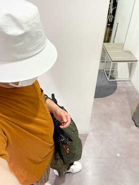 「Levi's RED（リーバイスレッド）のアイテム（トップス）」を使った、りゅうたさん（メンズ・158cm）の夏コーディネート