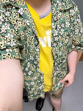 「ロールアップ」｜「アイテム（その他シューズ）」を使った、りゅうたさん（メンズ・158cm）の夏コーディネート