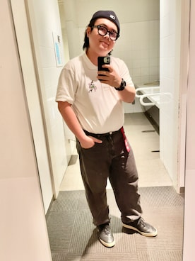 「アイテム（シューズ）」を使った、りゅうたさん（メンズ・159cm）の夏コーディネート