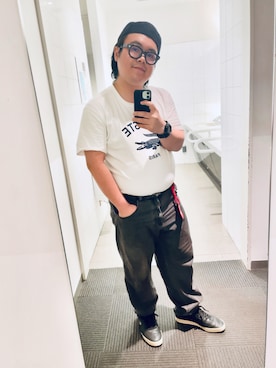 「アイテム（スニーカー）」を使った、りゅうたさん（メンズ・159cm・30代）の夏コーディネート