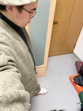 「秋トレンド2021」｜「アイテム（ハンチング/ベレー帽）」を使った、りゅうたさん（メンズ・158cm）の秋コーディネート
