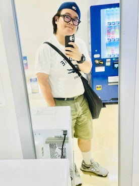 「アイテム（スニーカー）」を使った、りゅうたさん（メンズ・159cm・30代）の夏コーディネート