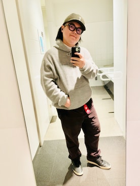 「お洒落さんとつながりたい」｜「アイテム（ソックス/靴下）」を使った、りゅうたさん（メンズ・159cm）の秋コーディネート