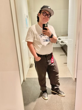 「アイテム（帽子）」を使った、りゅうたさん（メンズ・159cm・30代）の夏コーディネート
