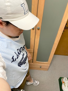 「2002R」｜「アイテム（帽子）」を使った、りゅうたさん（メンズ・158cm）の春コーディネート