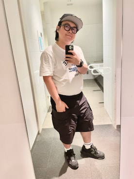 「アイテム（キャップ）」を使った、りゅうたさん（メンズ・159cm・30代）の夏コーディネート