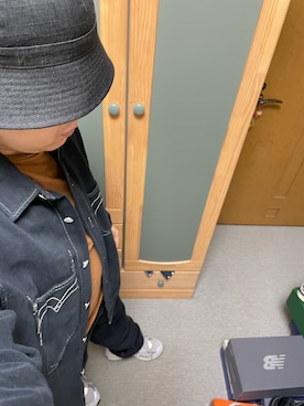 「Levi's RED（リーバイスレッド）のアイテム（トップス）」を使った、りゅうたさん（メンズ・158cm）の春コーディネート