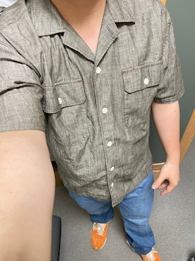 「フレアデニム」｜りゅうたさん（メンズ・158cm）の春コーディネート