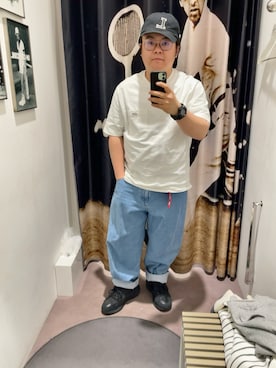 「アイテム（キャップ）」を使った、りゅうたさん（メンズ・159cm・20代）の春コーディネート