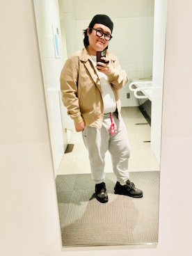 「LACOSTE（ラコステ）のアイテム（帽子）」を使った、りゅうたさん（メンズ・160cm）の春コーディネート