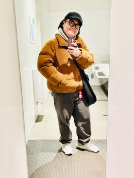 「アイテム（ハンチング/ベレー帽）」を使った、りゅうたさん（メンズ・160cm）の冬コーディネート