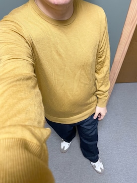 「マスタードイエロー」｜りゅうたさん（メンズ・158cm）の秋コーディネート