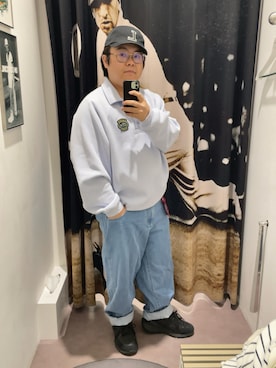 「アイテム（キャップ）」を使った、りゅうたさん（メンズ・159cm・20代）の春コーディネート