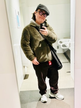 「アイテム（ハンチング/ベレー帽）」を使った、りゅうたさん（メンズ・159cm）の秋コーディネート