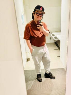 「LACOSTE（ラコステ）のアイテム」を使った、りゅうたさん（メンズ・160cm）の春コーディネート