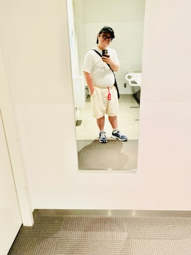 「LACOSTE（ラコステ）のアイテム」を使った、りゅうたさん（メンズ・160cm）の夏コーディネート