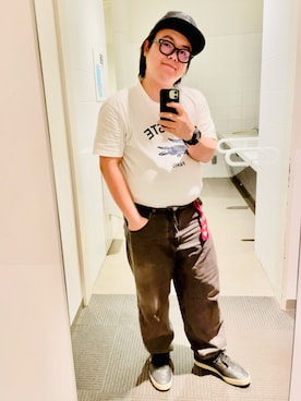 「アイテム（帽子）」を使った、りゅうたさん（メンズ・159cm）の秋コーディネート