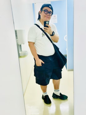 「アイテム（帽子）」を使った、りゅうたさん（メンズ・159cm・30代）の夏コーディネート