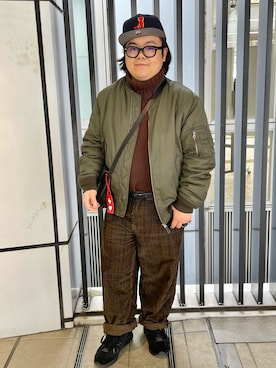 「LACOSTE（ラコステ）のアイテム」を使った、りゅうたさん（メンズ・160cm）の春コーディネート