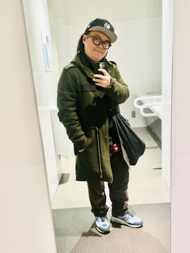 「アイテム（モッズコート）」を使った、りゅうたさん（メンズ・159cm）の秋コーディネート