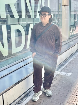 「アイテム（帽子）」を使った、りゅうたさん（メンズ・159cm・30代）の秋コーディネート