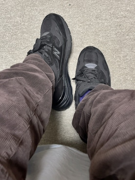 「アイテム（スニーカー）」を使った、りゅうたさん（メンズ・159cm）の秋コーディネート