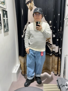 「アイテム（キャップ）」を使った、りゅうたさん（メンズ・159cm・20代）の春コーディネート