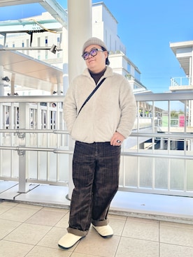 「SUBU（スブ）のアイテム」を使った、りゅうたさん（メンズ・160cm）の冬コーディネート