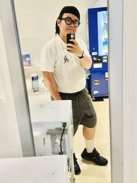 「アイテム（シューズ）」を使った、りゅうたさん（メンズ・159cm）の夏コーディネート
