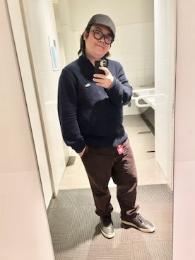 「アイテム（帽子）」を使った、りゅうたさん（メンズ・159cm・30代）の秋コーディネート