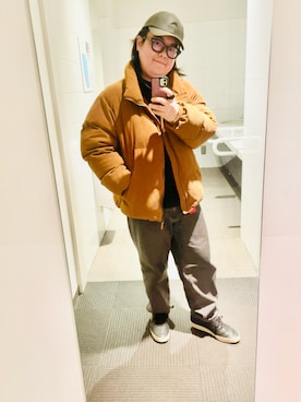 「アイテム（帽子）」を使った、りゅうたさん（メンズ・159cm）の冬コーディネート